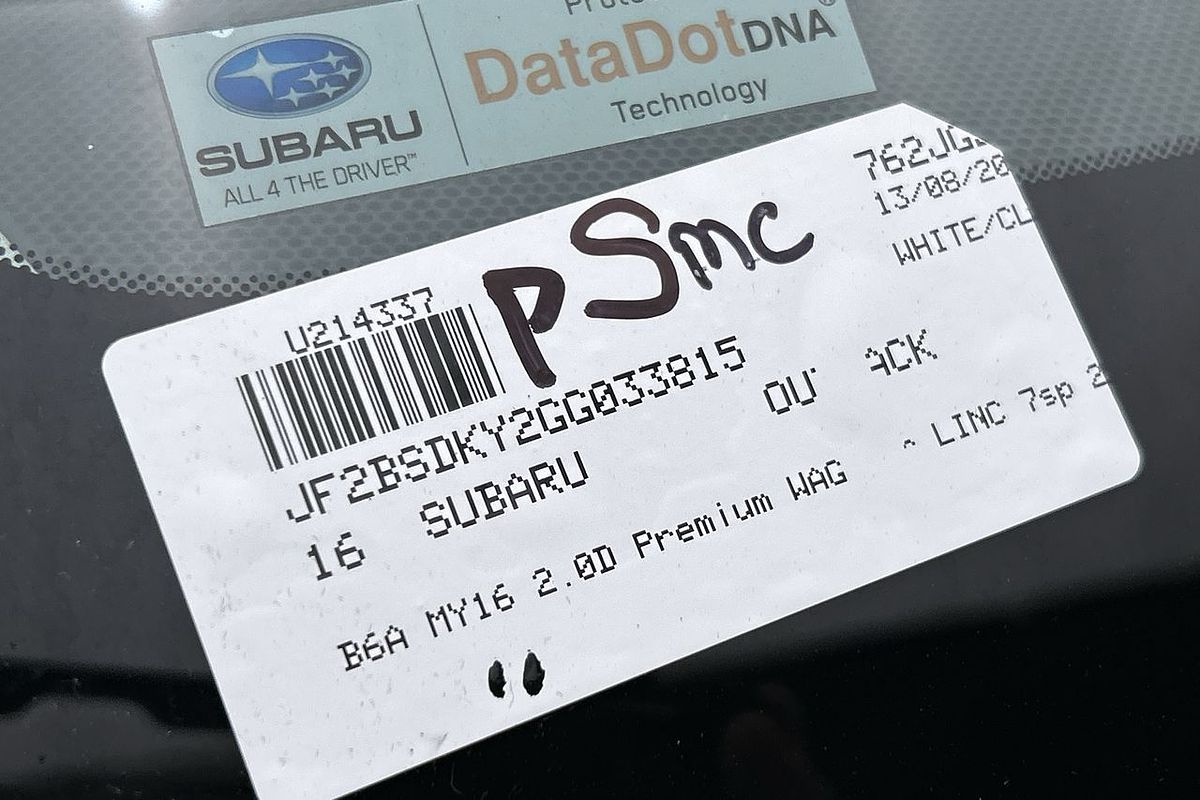 2016 Subaru Outback 2.0D Premium 5GEN