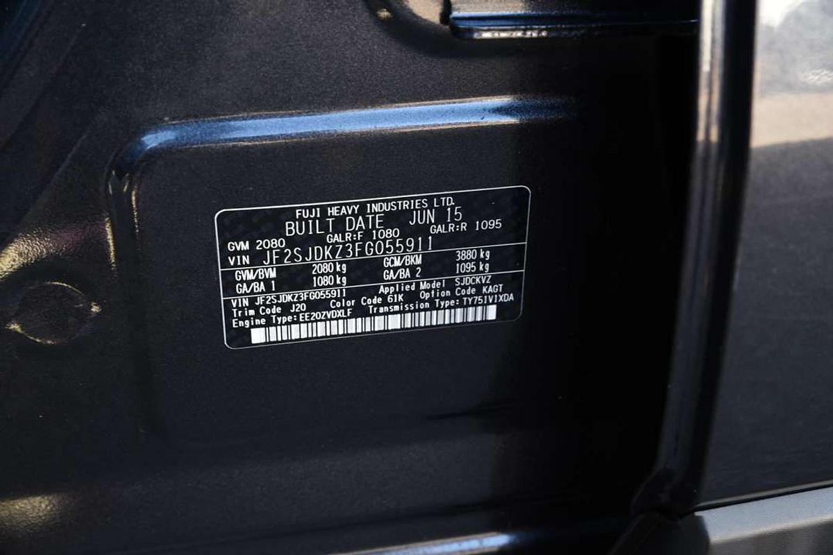 2015 Subaru Forester 2.0D-S S4