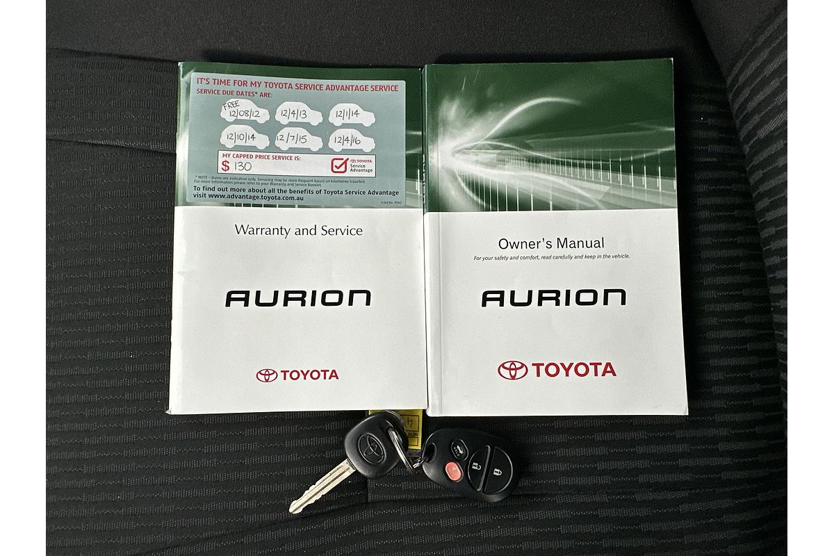 2011 Toyota Aurion AT-X GSV40R