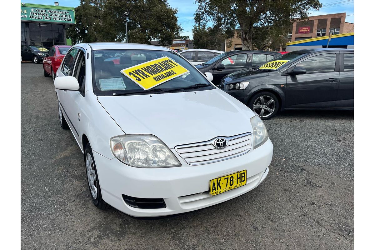 2006 Toyota Corolla Ascent ZZE122R