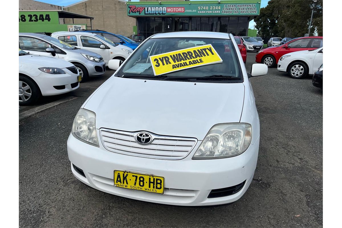 2006 Toyota Corolla Ascent ZZE122R