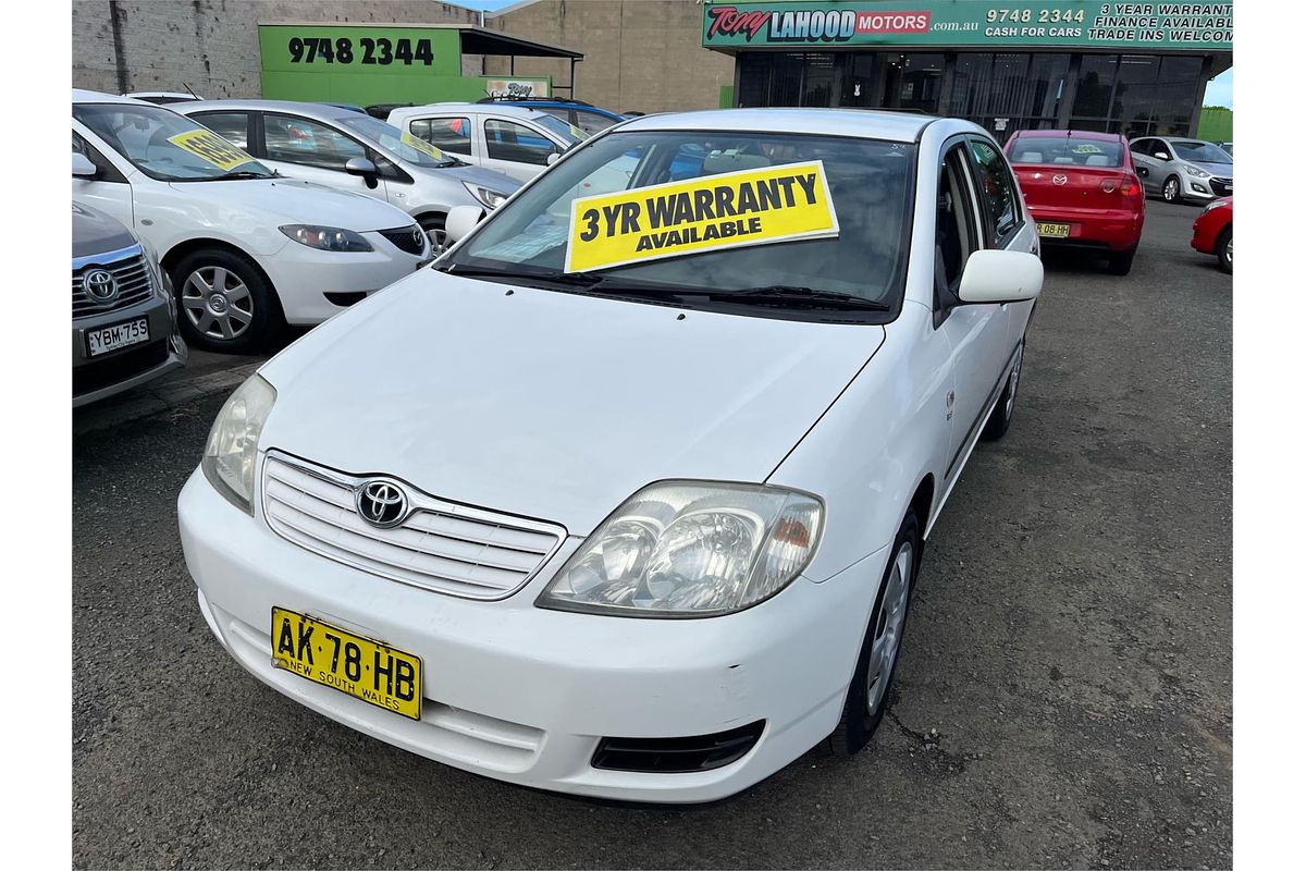2006 Toyota Corolla Ascent ZZE122R