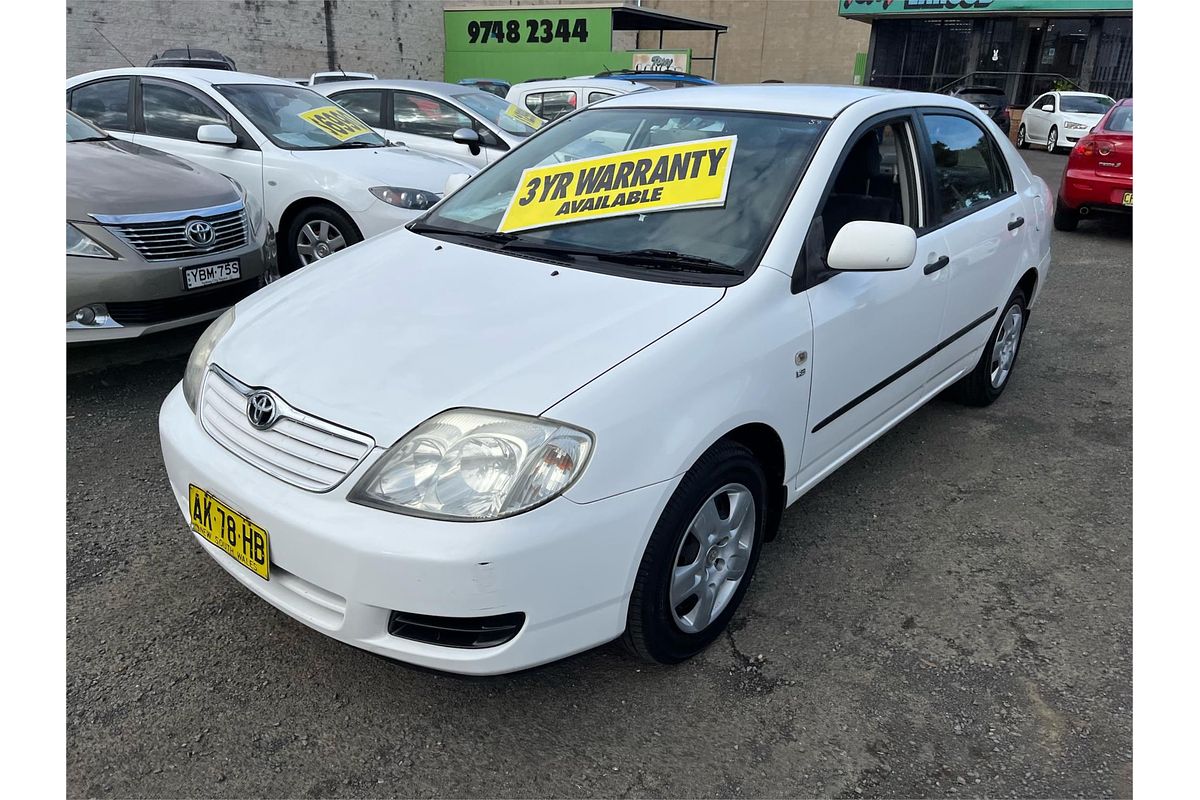 2006 Toyota Corolla Ascent ZZE122R