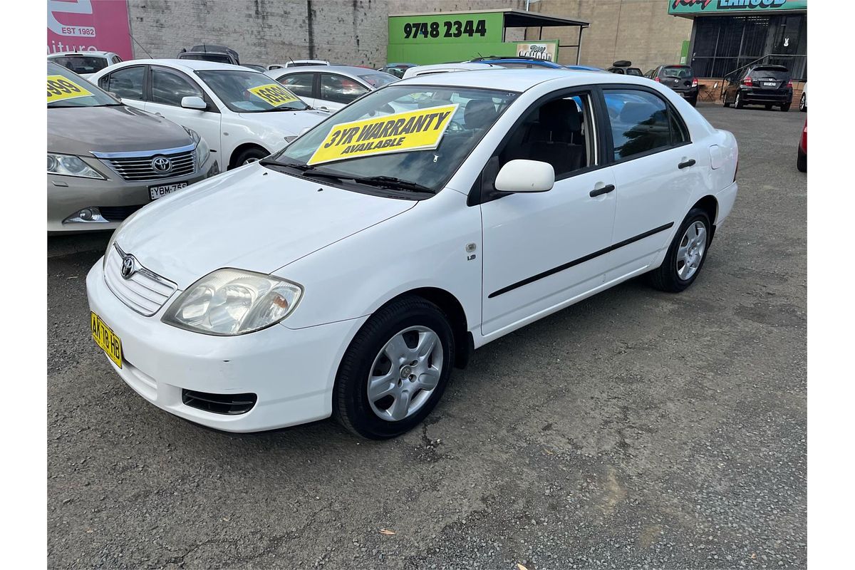 2006 Toyota Corolla Ascent ZZE122R