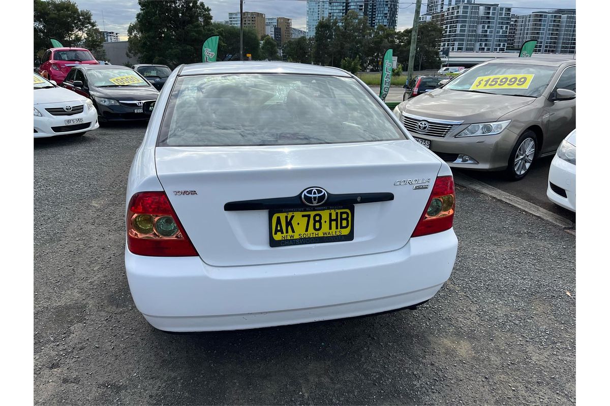2006 Toyota Corolla Ascent ZZE122R