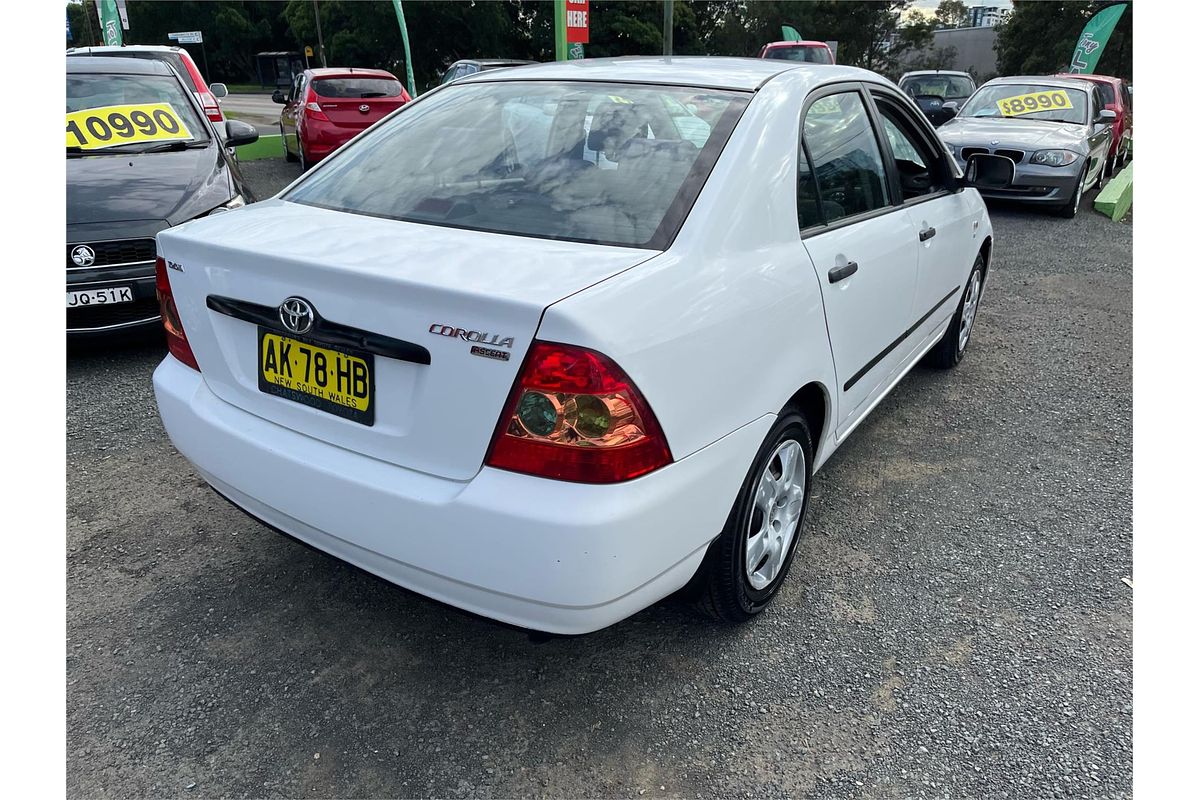 2006 Toyota Corolla Ascent ZZE122R