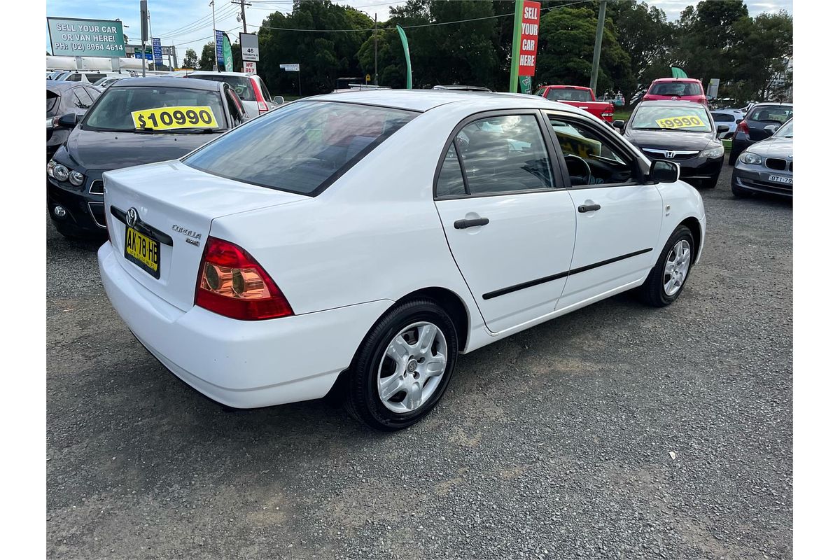 2006 Toyota Corolla Ascent ZZE122R