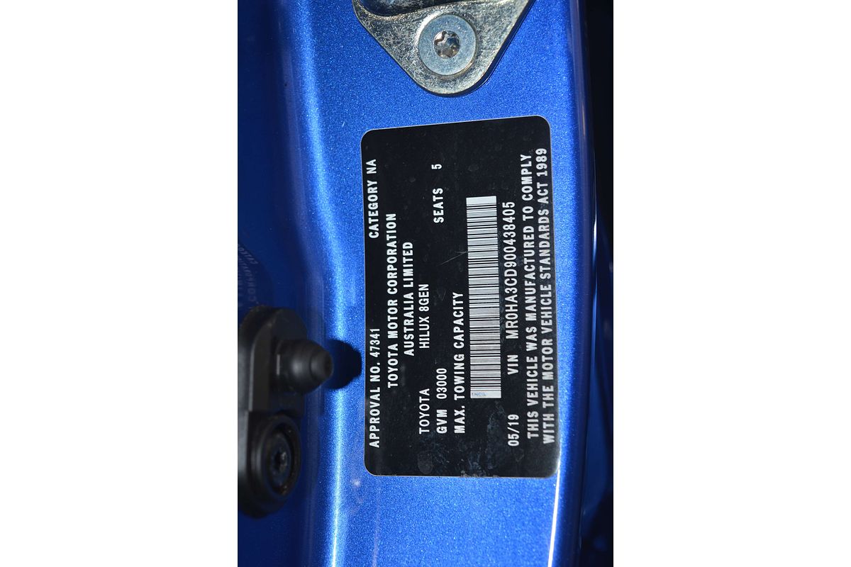 2019 Toyota Hilux SR5 GUN126R 4X4