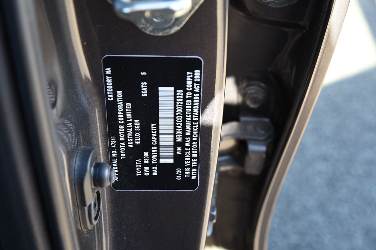 2019 Toyota Hilux SR5 GUN126R 4X4