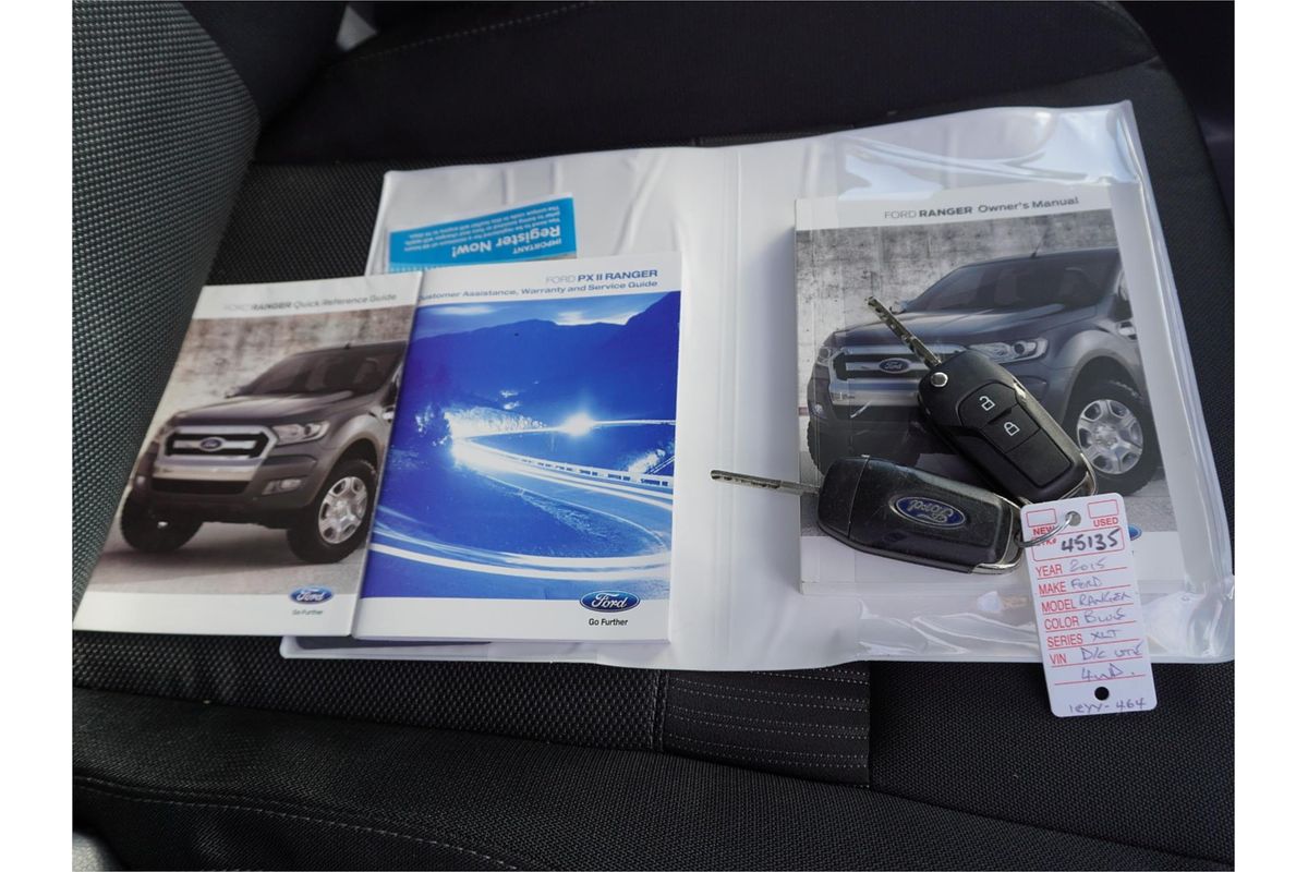 2015 Ford Ranger XLT PX MkII 4X4 3.2L