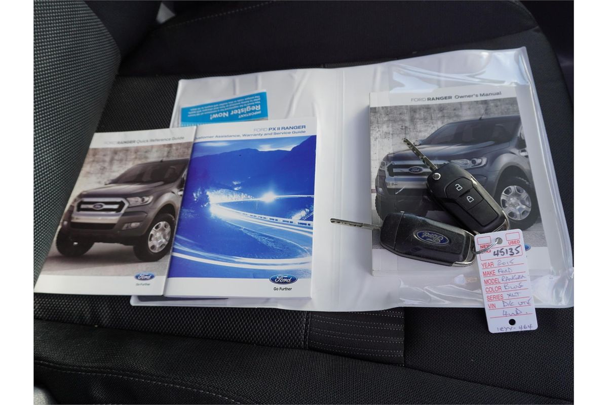 2015 Ford Ranger XLT PX MkII 4X4 L