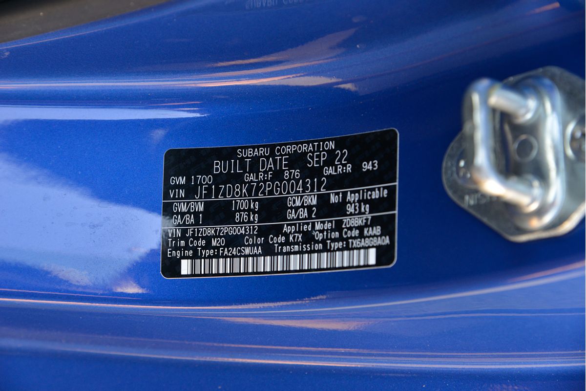 2022 Subaru BRZ S ZD8