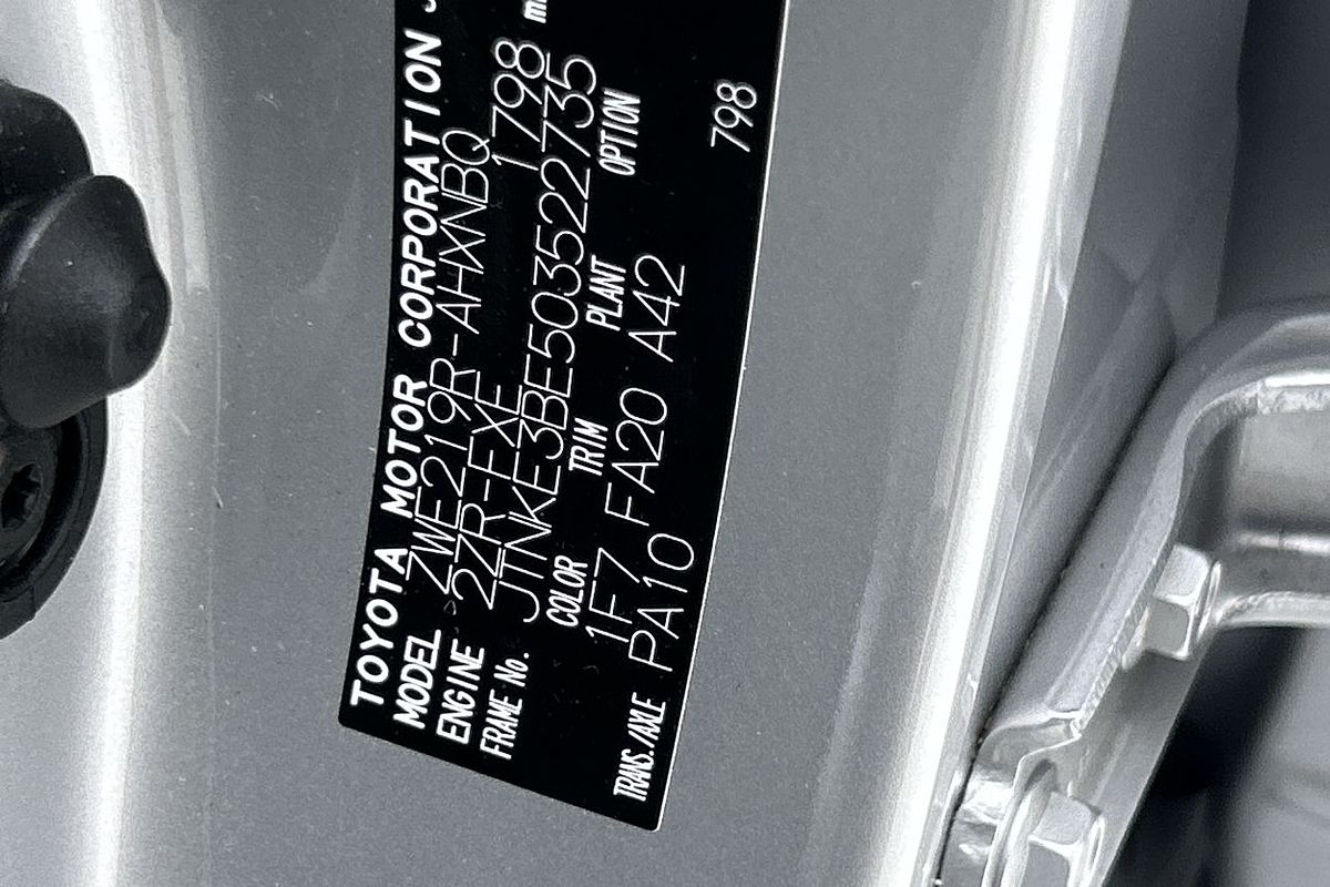 2024 Toyota Corolla Ascent Sport Hybrid ZWE219R