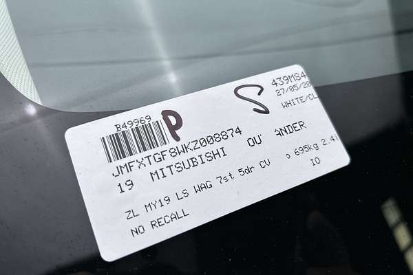 2019 Mitsubishi Outlander LS ZL