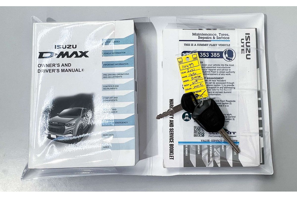 2021 Isuzu D-MAX SX High Ride Rear Wheel Drive