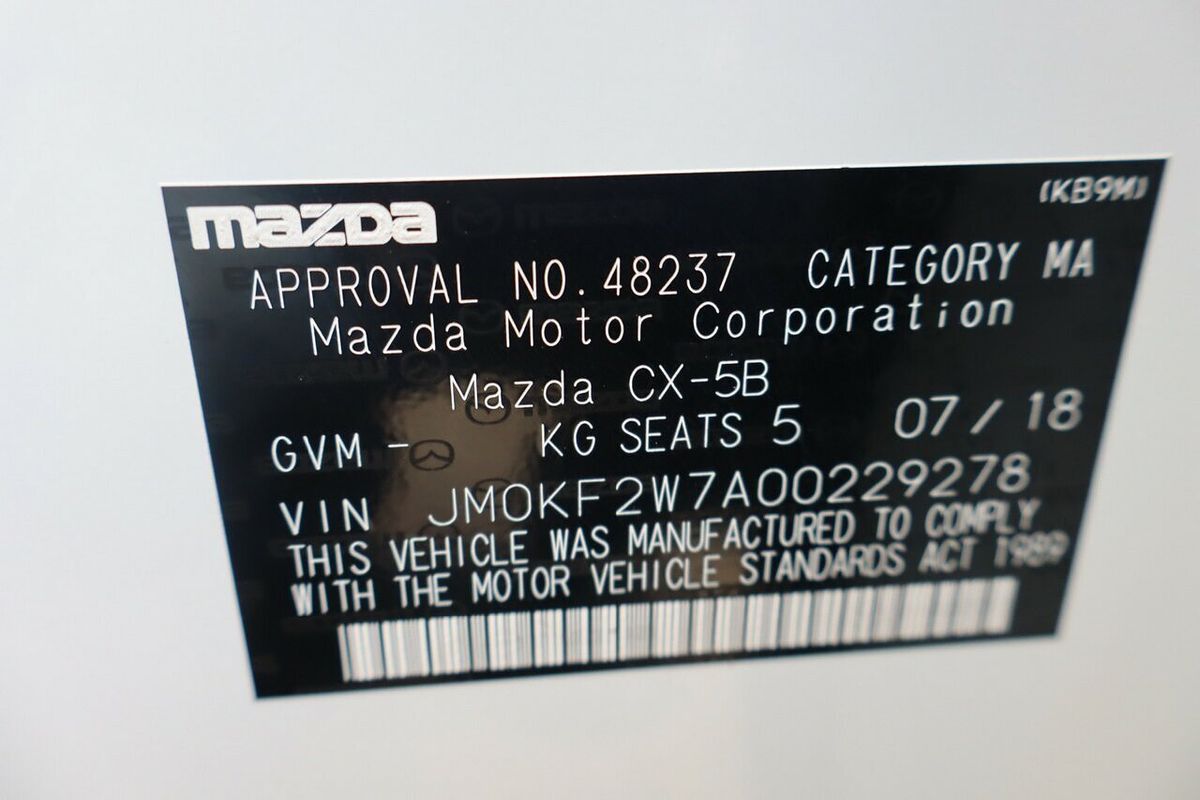 2018 Mazda CX-5 Maxx Sport (4x2) MY17.5 (KF Series 2)