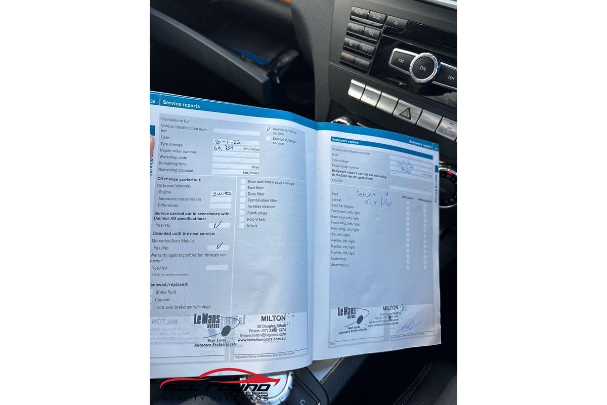 2012 Mercedes-Benz C350 BE W204 MY12