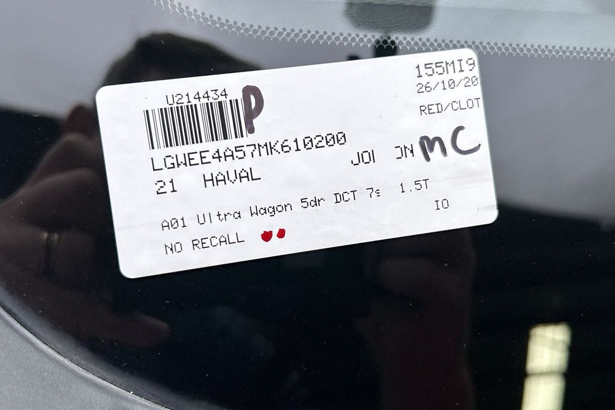 2021 Haval Jolion Ultra A01