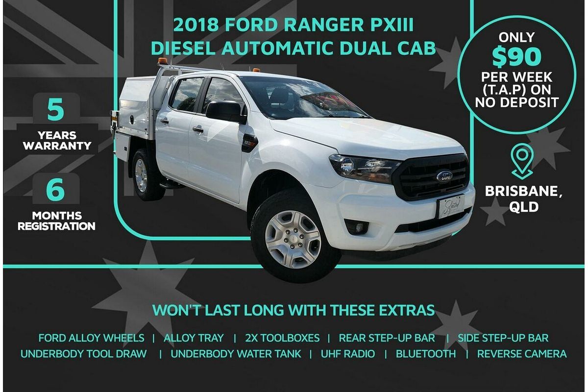 2018 Ford Ranger XL Hi-Rider PX MkIII Rear Wheel Drive 2.2L
