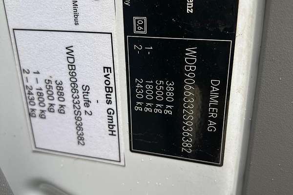 2015 Mercedes-Benz Sprinter 316CDI Transfer NCV3