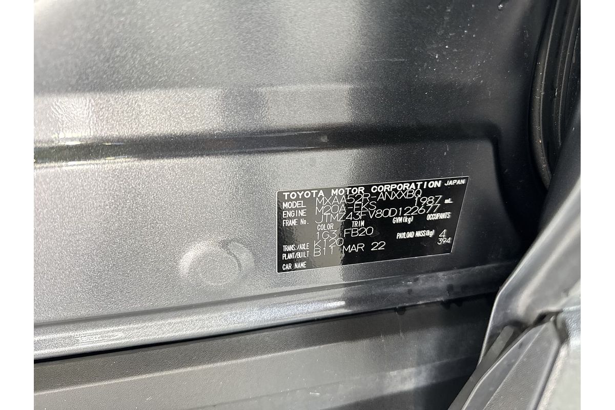 2022 Toyota RAV4 GX MXAA52R