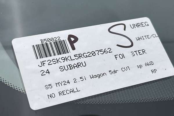 2024 Subaru Forester 2.5i S5