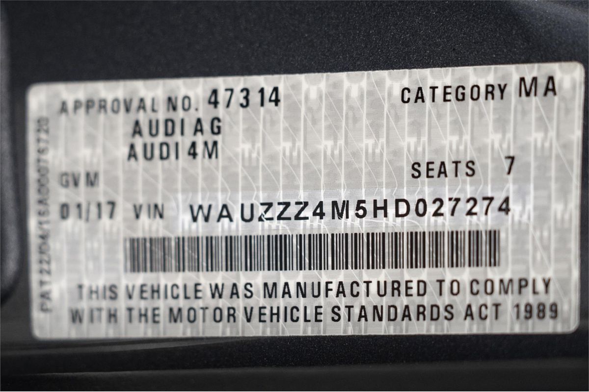 2017 Audi Q7 TDI 4M