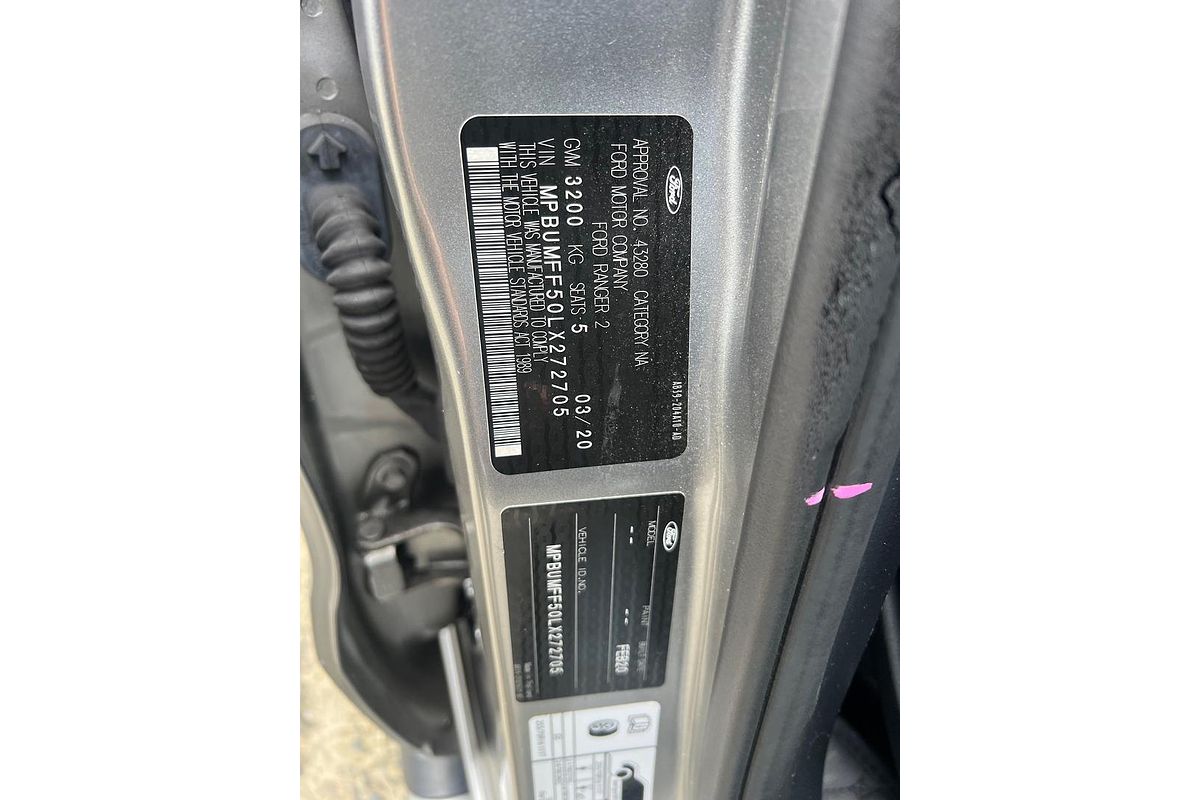 2020 Ford Ranger XL PX MkIII 4X4 3.2L