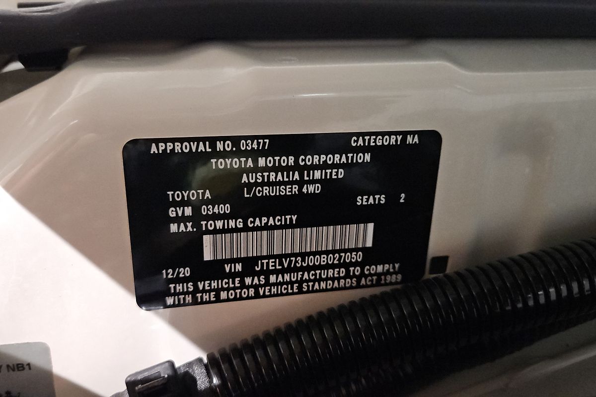 2020 Toyota Landcruiser GXL VDJ79R 4X4