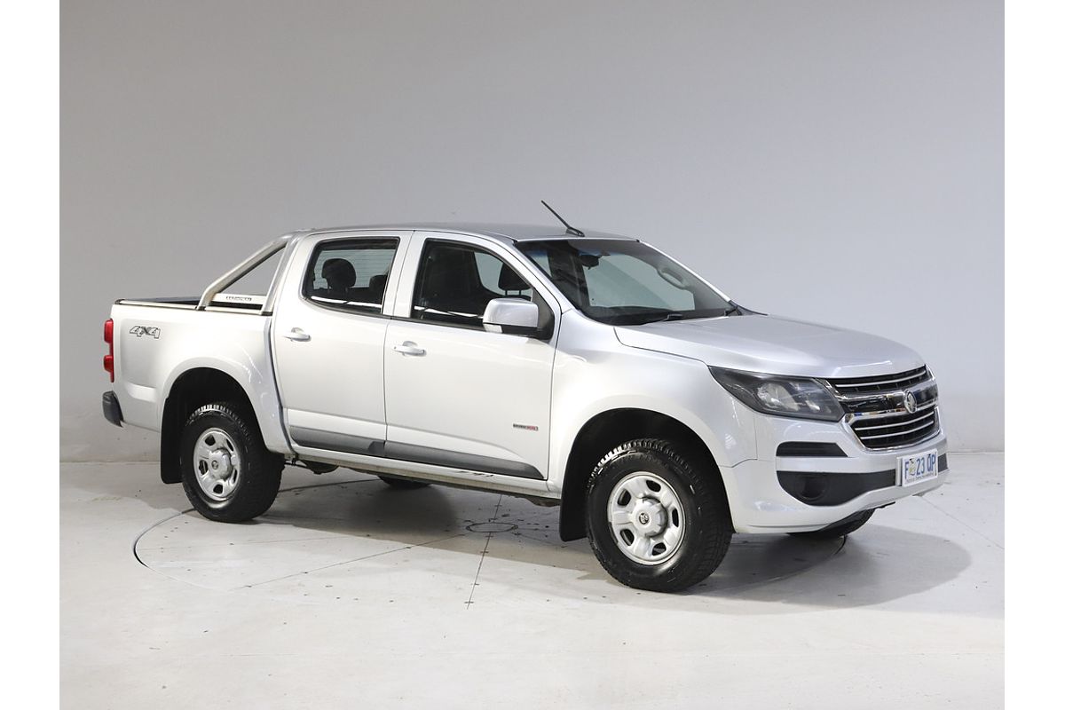 2016 HOLDEN COLORADO LS (4x4) 6 SP MANUAL CREW C/CHAS DT4 DIESEL