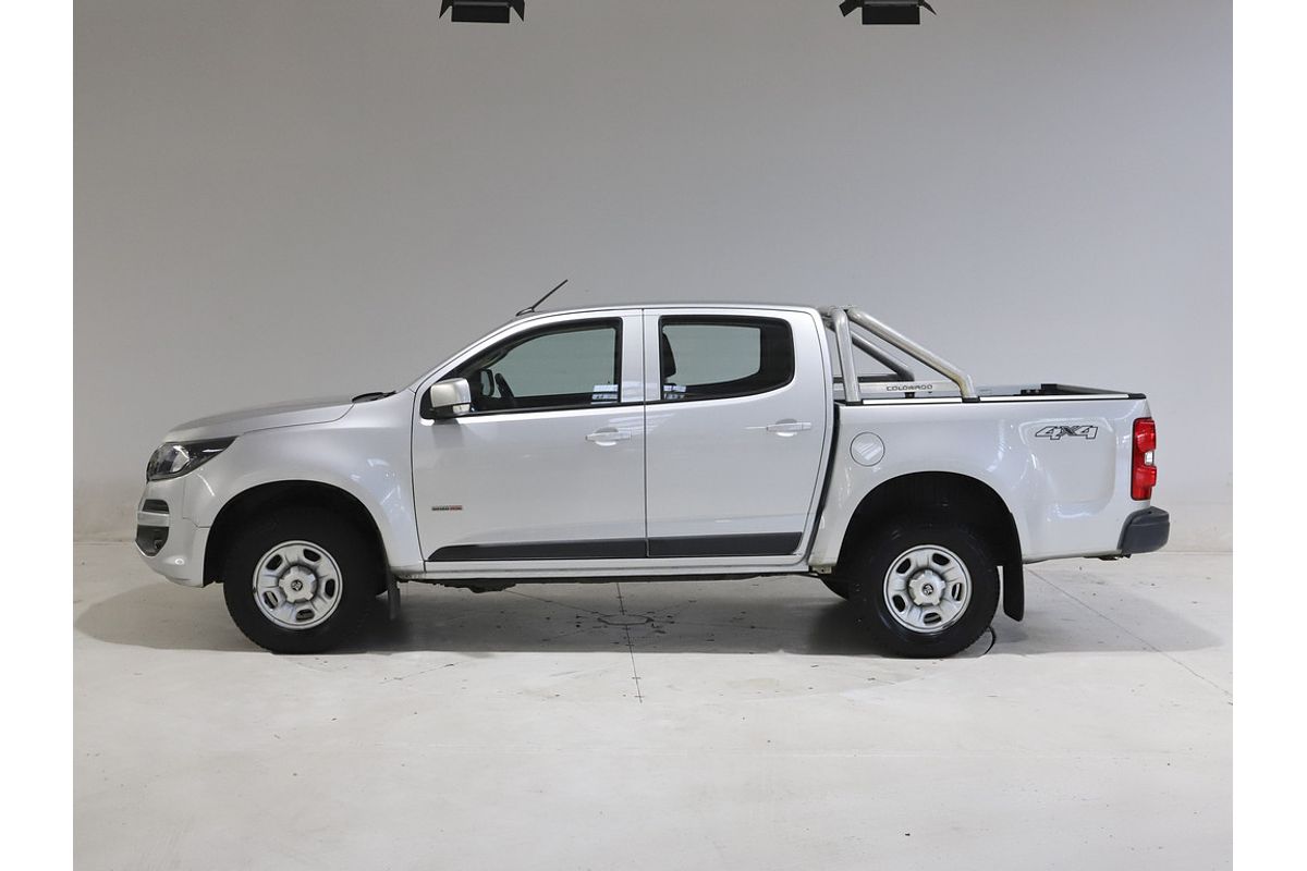2016 HOLDEN COLORADO LS (4x4) 6 SP MANUAL CREW C/CHAS DT4 DIESEL