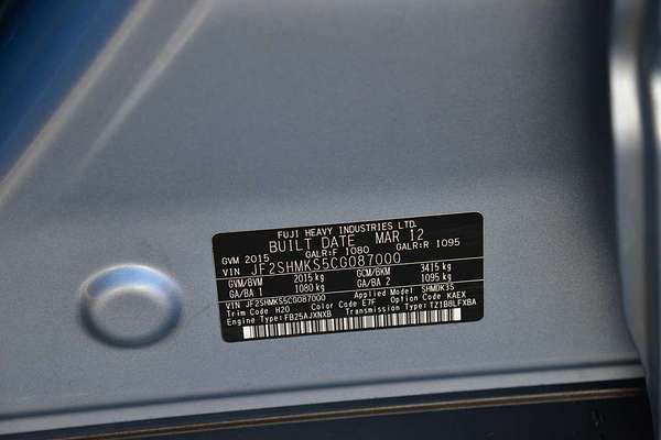 2012 Subaru Forester X S3