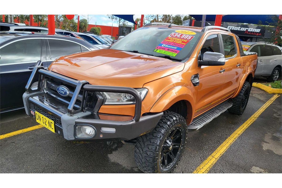2017 Ford Ranger Wildtrak PX MkII 4X4