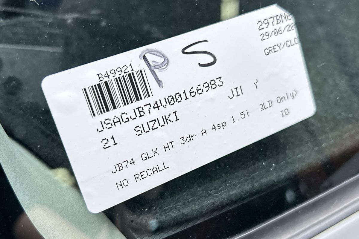 2021 Suzuki Jimny GLX GJ