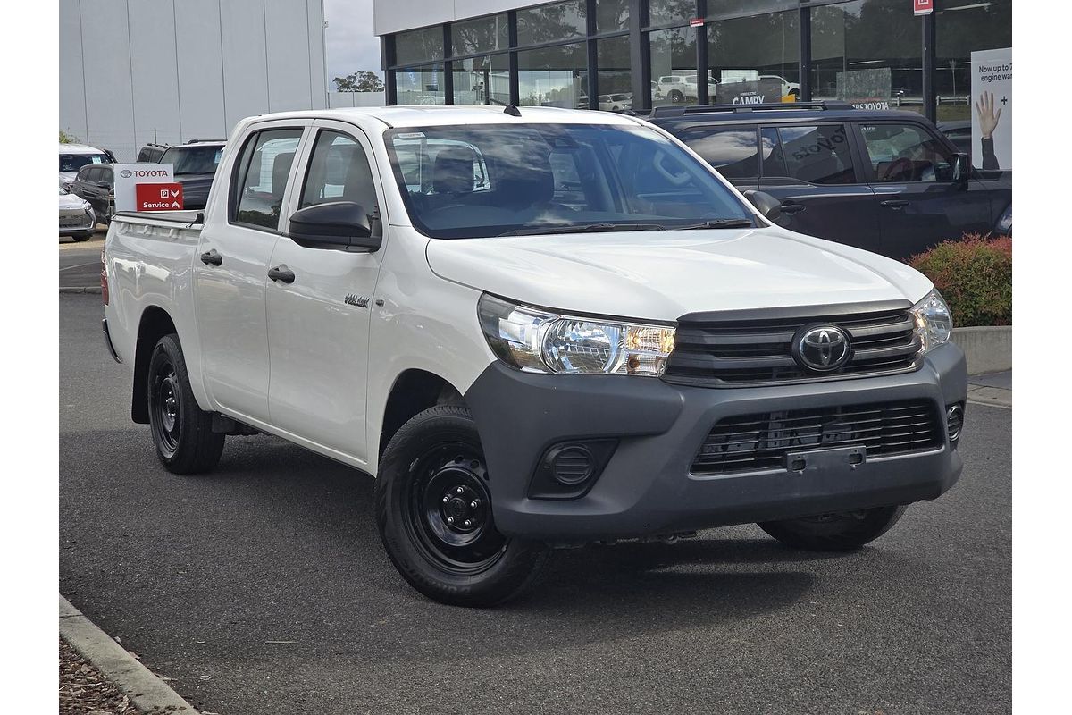 2019 Toyota Hilux Workmate TGN121R Rear Wheel Drive