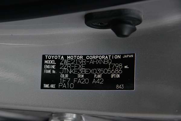 2022 Toyota Corolla Ascent Sport Hybrid ZWE219R