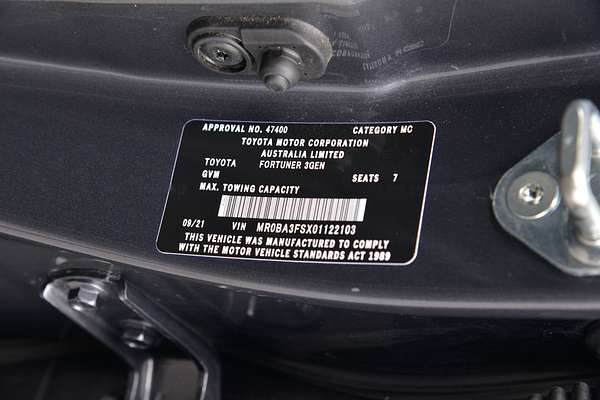 2021 Toyota Fortuner Crusade GUN156R