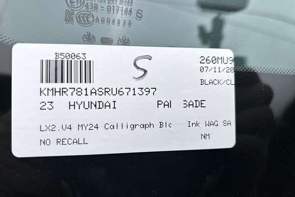2023 Hyundai Palisade Calligraphy Black Ink LX2.V4