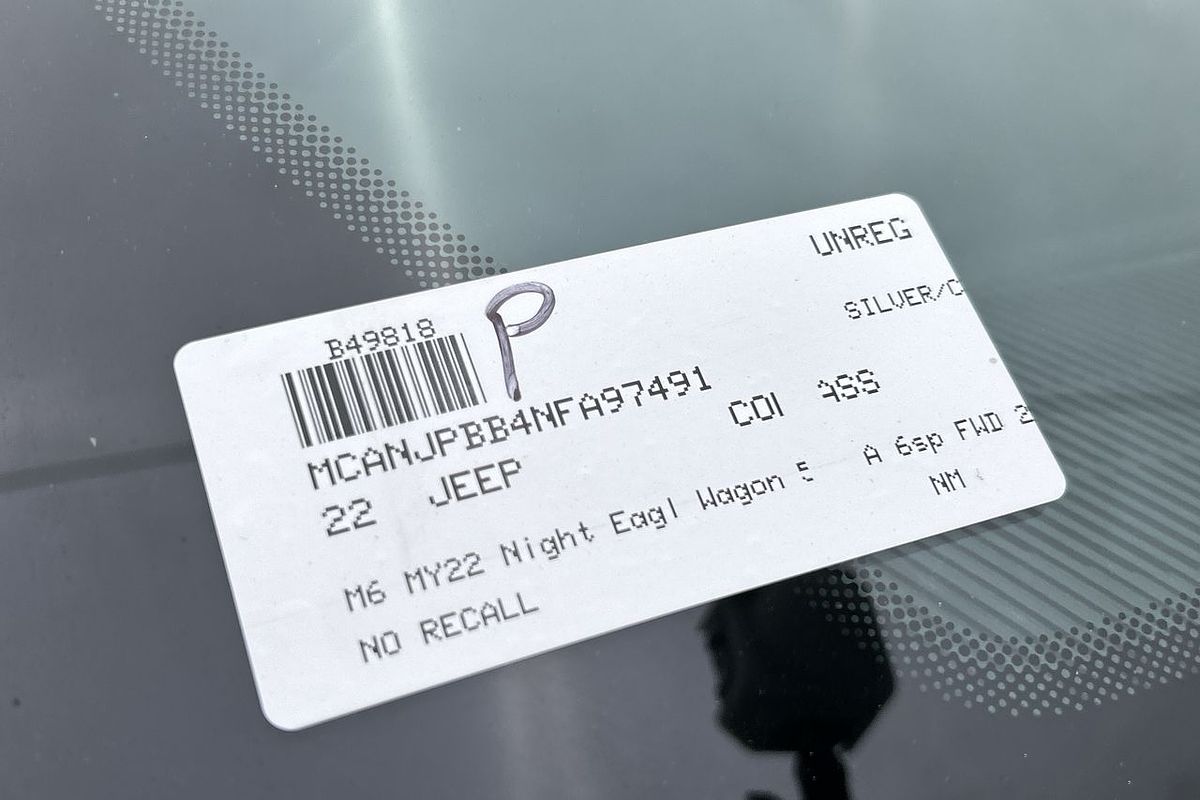 2022 Jeep Compass Night Eagle M6