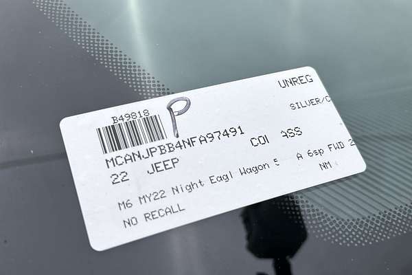 2022 Jeep Compass Night Eagle M6