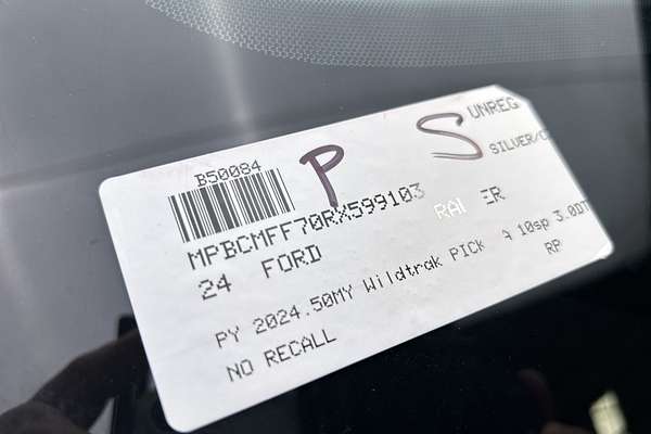 2024 Ford Ranger Wildtrak 4X4 3.0L