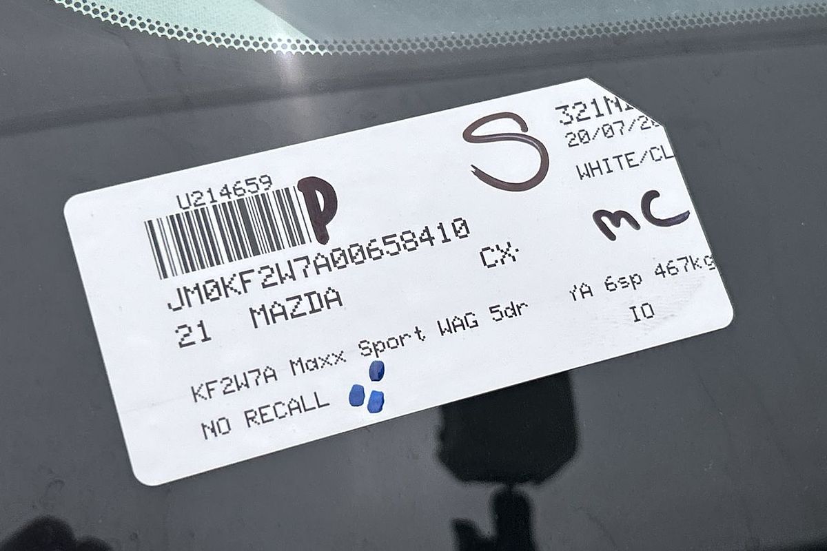2021 Mazda CX-5 Maxx Sport KF Series