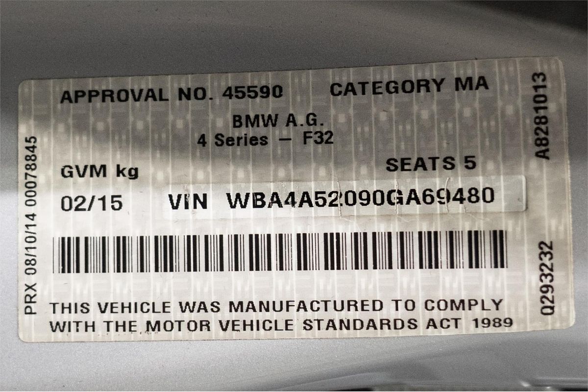 2015 BMW 4 Series 428i M Sport F36