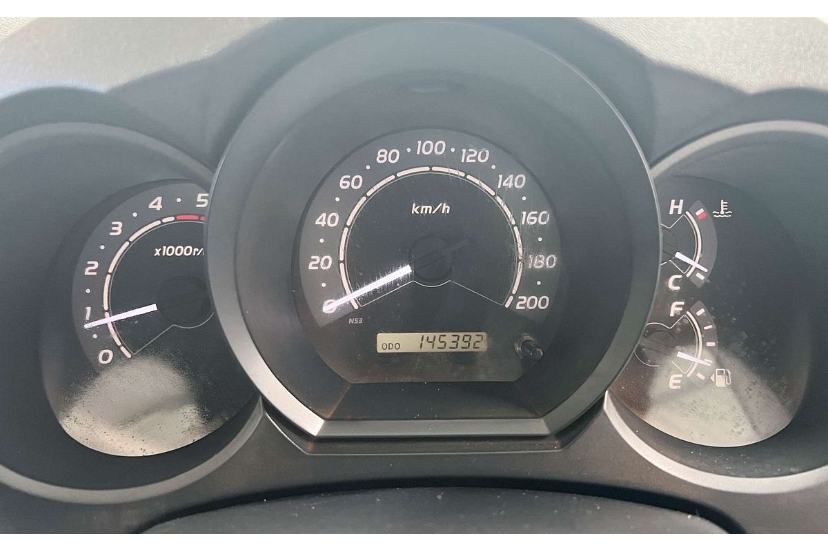 2011 Toyota Hilux SR KUN16R Rear Wheel Drive