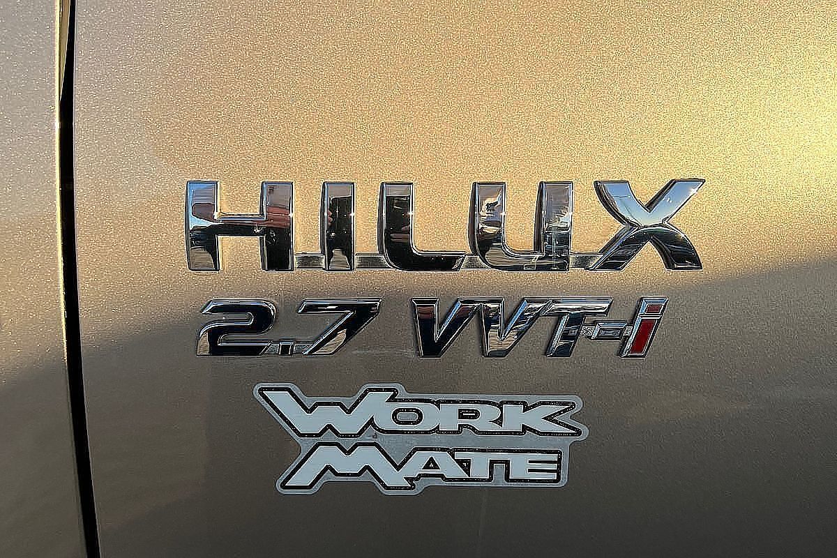 2007 Toyota Hilux Workmate TGN16R Rear Wheel Drive