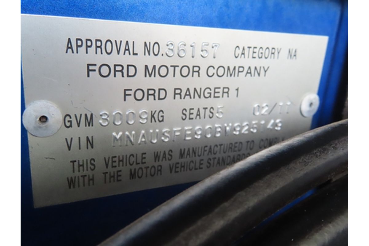 2011 Ford Ranger XLT PK 4X4