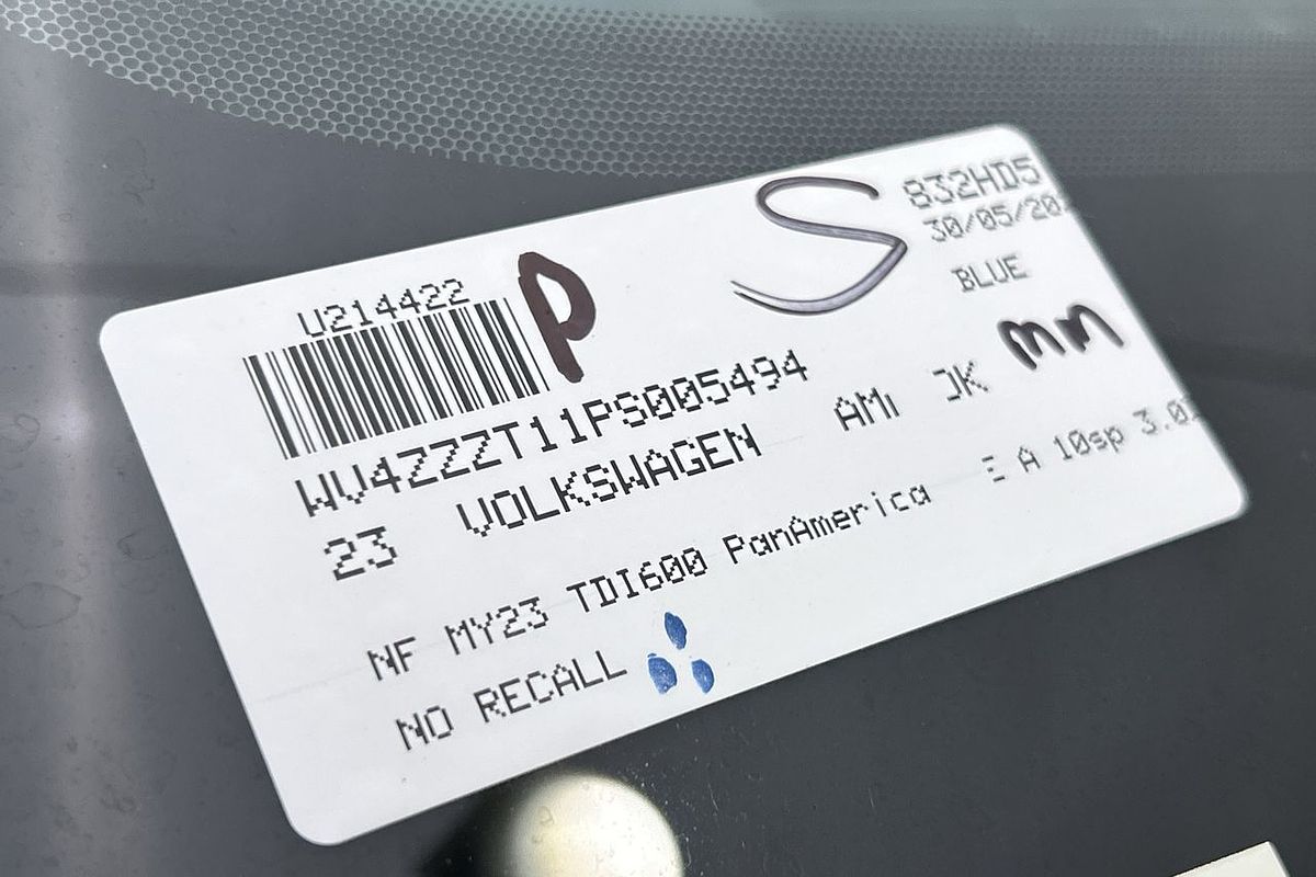 2023 Volkswagen Amarok TDI600 PanAmericana NF 4X4