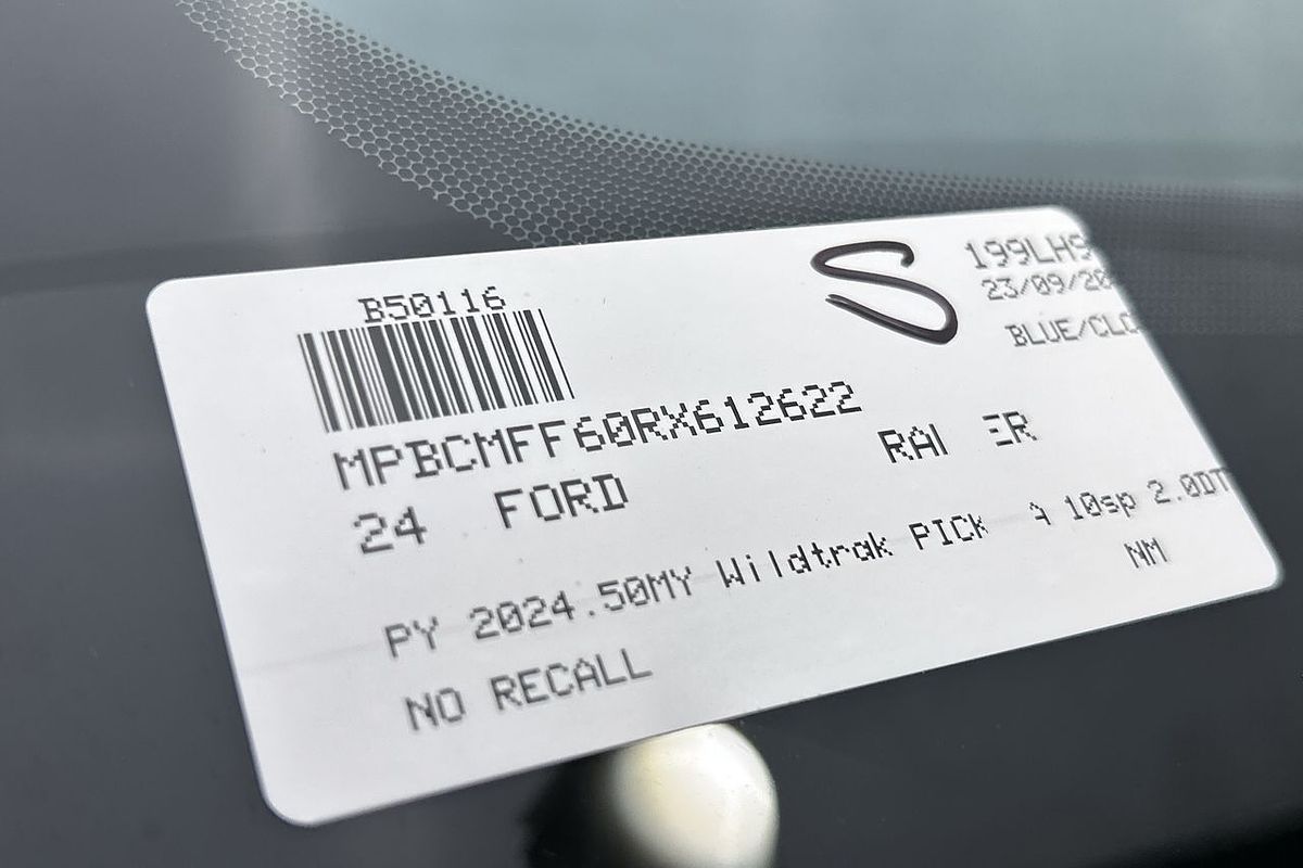 2024 Ford Ranger Wildtrak 4X4 L