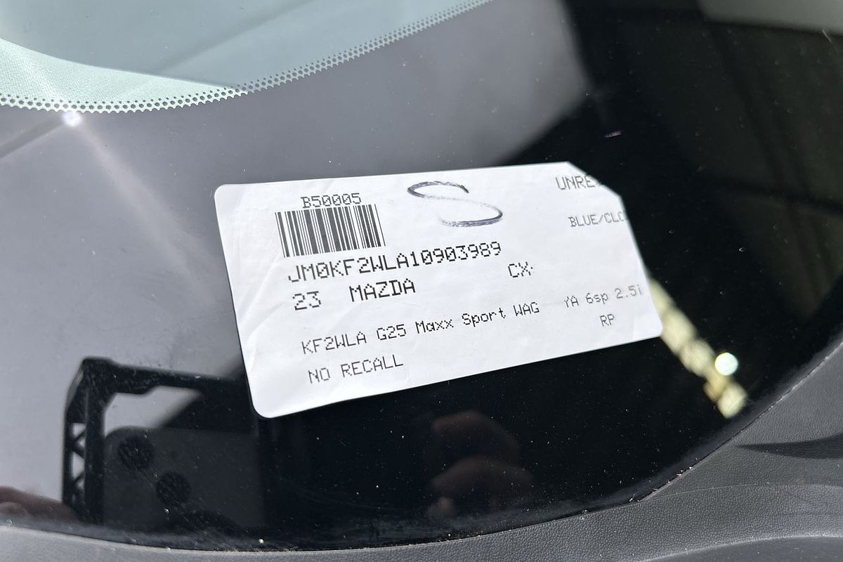2023 Mazda CX-5 G25 Maxx Sport KF Series