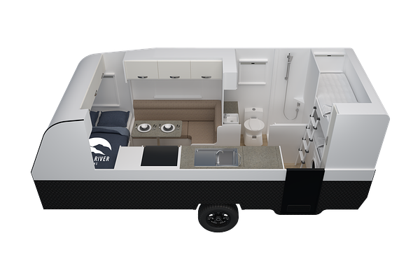 2025 Snowy River SRT18F 2 Bunks MY24